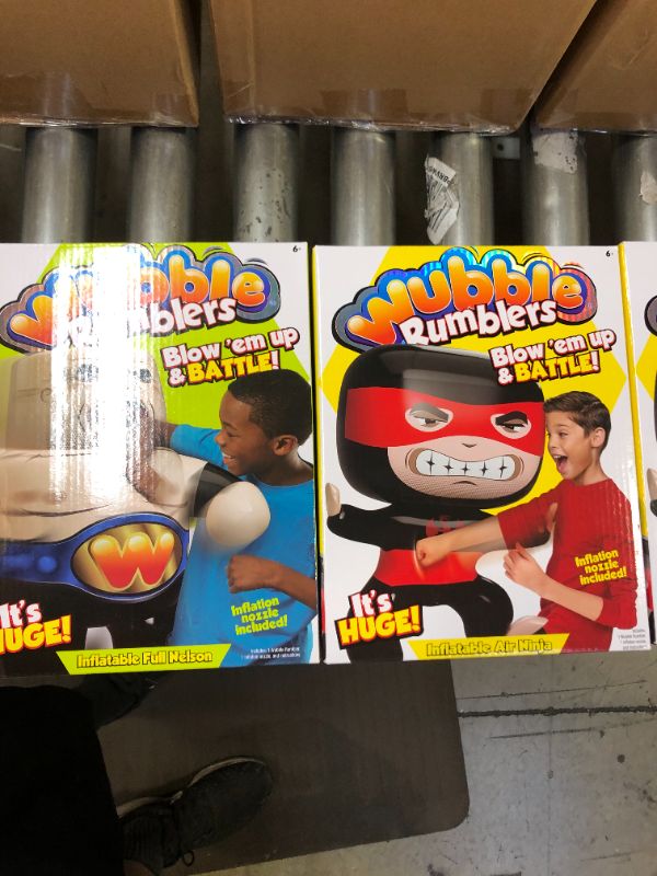 Photo 1 of 6 PK Wubble Rumblers Wrestler Bundle- 3 Full Nelson and 3 Air Ninja 