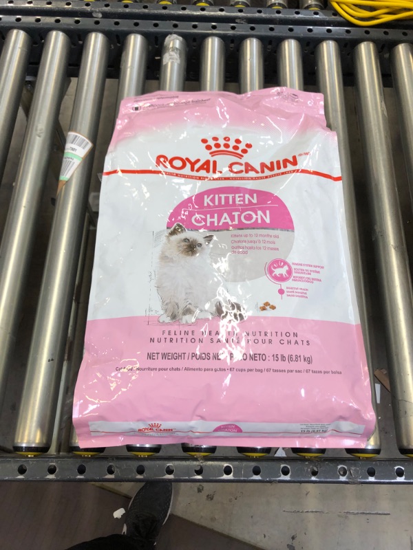 Photo 3 of Royal Canin Feline Health Nutrition Dry Food for Young Kittens, 15 lb bag BEST BY 1/23
