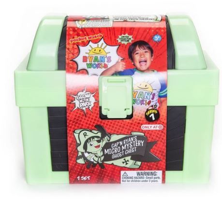 Photo 1 of Ryan's World Micro Glow in the Dark Treasure Chest