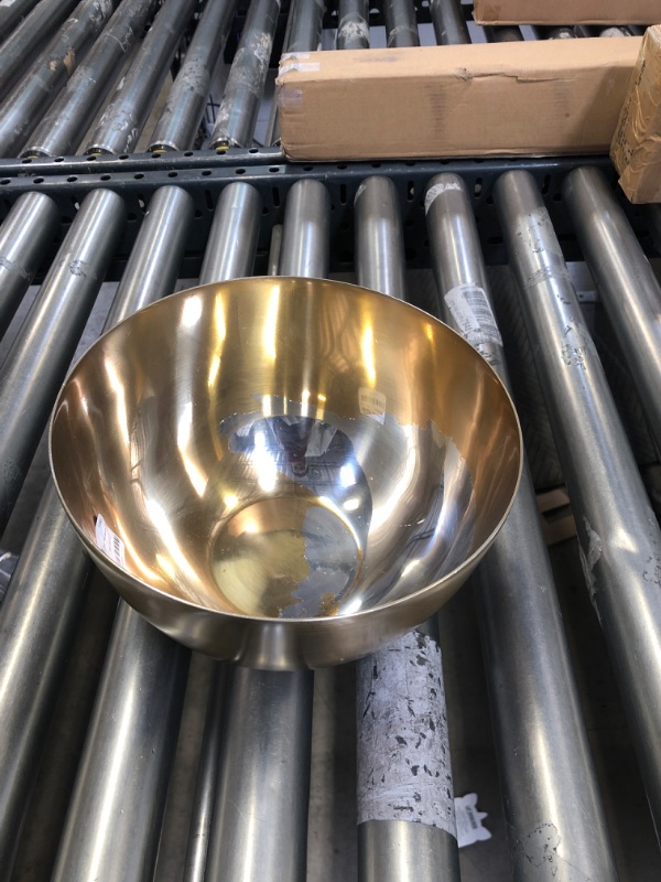 Photo 2 of 128oz Aluminum Serving Bowl Gold - Project 62

