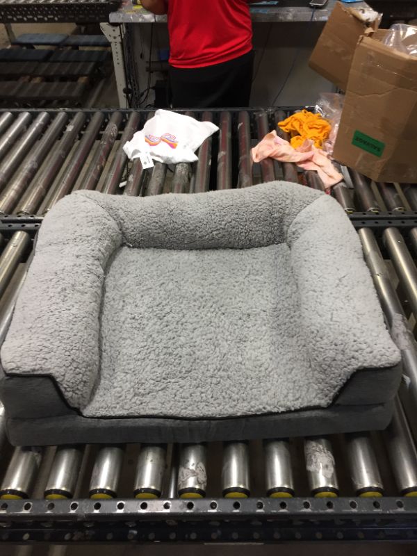 Photo 1 of 22X28 INCH GRAY DOG BED.