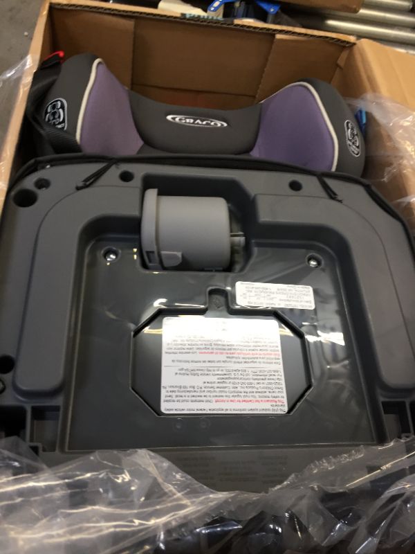 Photo 1 of Graco Affix Highback Booster Seat with Latch System, Grapeade
