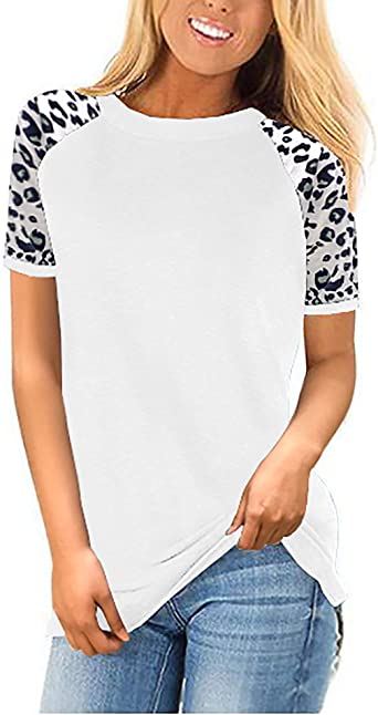 Photo 1 of LAMAOLU Women Tops Striped Causal Leopard Print Color Block Tunic Comfy Round Neck Long Sleeve Shirts Blouses T Shirt
XL