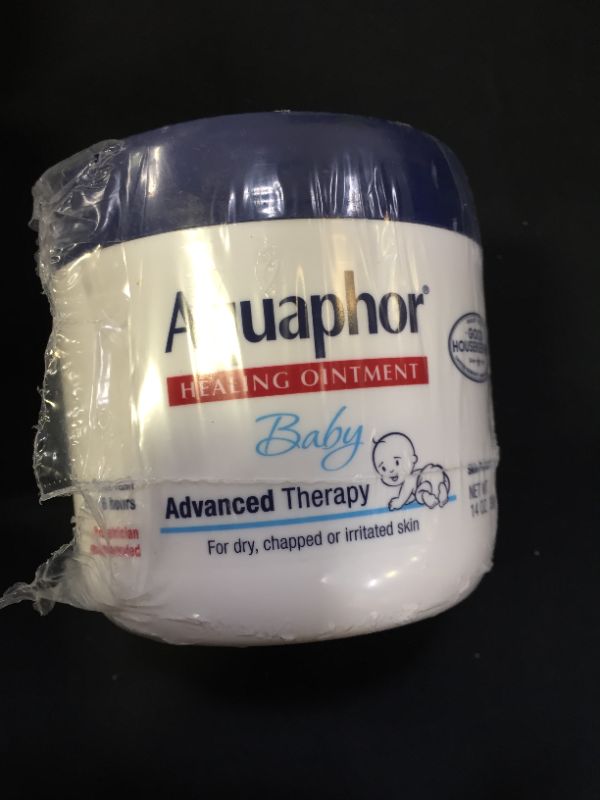 Photo 2 of Aquaphor Baby Healing Ointment Advanced Therapy 14 Ounce Jar EXP 10/2023