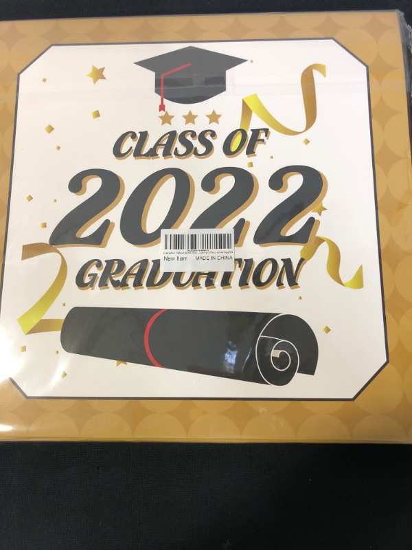 Photo 2 of 2022 Graduation Decorations Gold Black 4Pcs Graduation Balloon Boxes 2022 With Letters Grad for Class Graduation Party Decorations Supplies