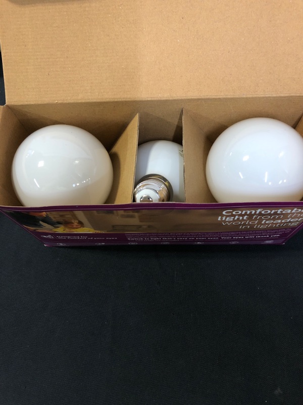Photo 3 of 60-Watt Equivalent G25 LED Light Bulb Daylight Frosted Glass Globe Light Bulb (3-Pack)
