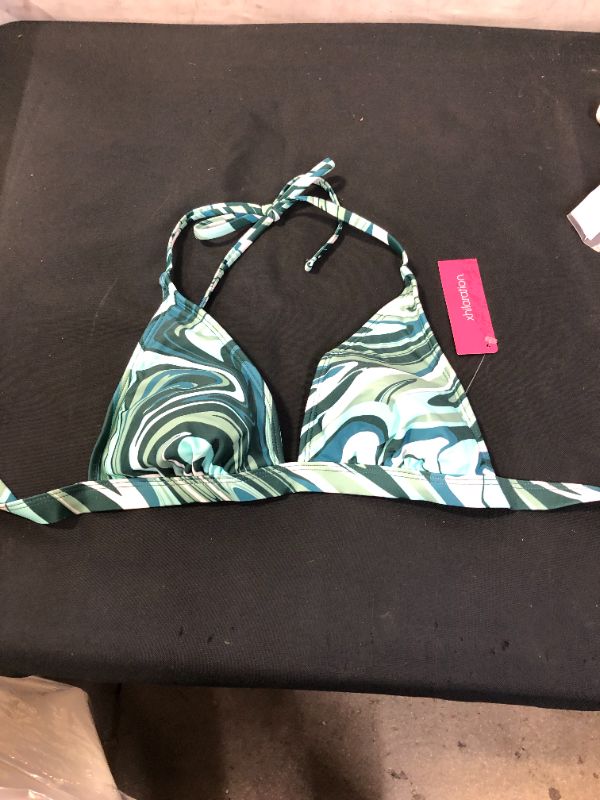 Photo 2 of Juniors' Triangle Bikini Top - Xhilaration MEDIUM

