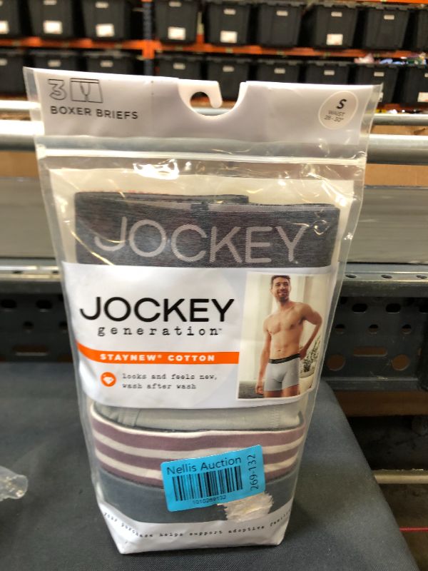 Photo 2 of Jockey Generation Men's Cotton Blend 3pk Boxer Briefs

