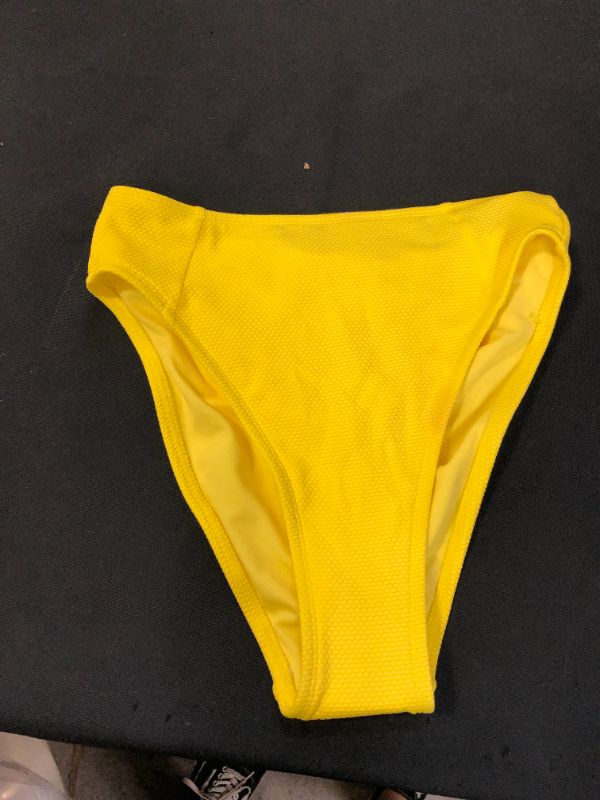 Photo 2 of Women's High-Waist Textured Bikini Bottom - Stoney Clover Lane x Target Yellow S
