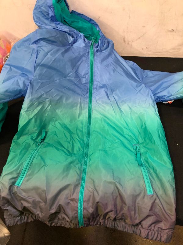 Photo 2 of Boys' Ombre Windbreaker Jacket - Cat & Jack Blue LARGE

