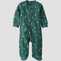 Photo 1 of Baby Organic Cotton Thermal Trees Sleep N' Play - little planet by carter's Green 6M

