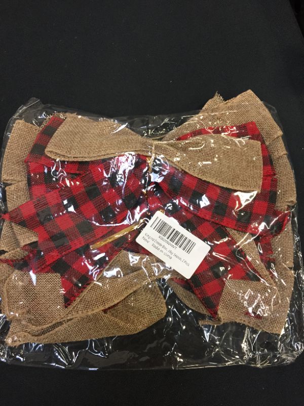 Photo 1 of  Kimgood Connie Large Burlap Bows for Decoration 