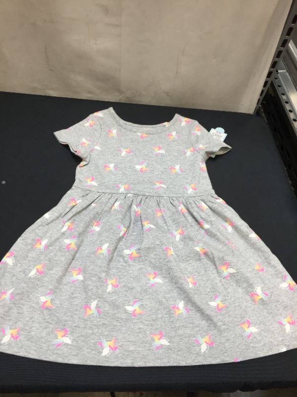Photo 1 of Toddler Girls' Printed Knit Short Sleeve Dress - Cat & Jack™ size 4 T