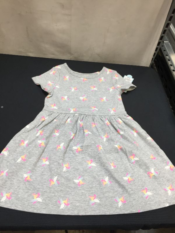 Photo 2 of Toddler Girls' Printed Knit Short Sleeve Dress - Cat & Jack™ size 4 T