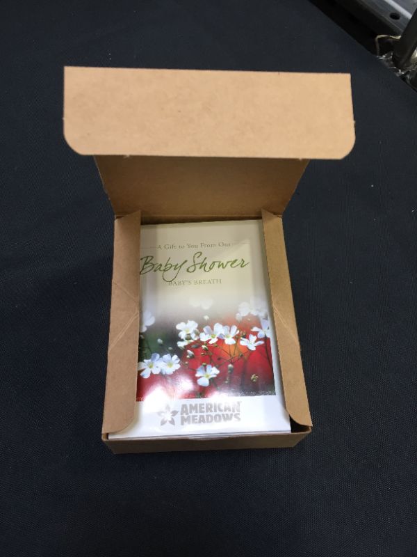Photo 2 of American Meadows Wildflower Seed Packets Baby Shower Party Favors (Pack of 20) - Baby's Breath Wildflower Seed Packet Favors for Baby Showers and Sprinkles, Great Gift for Hostesses