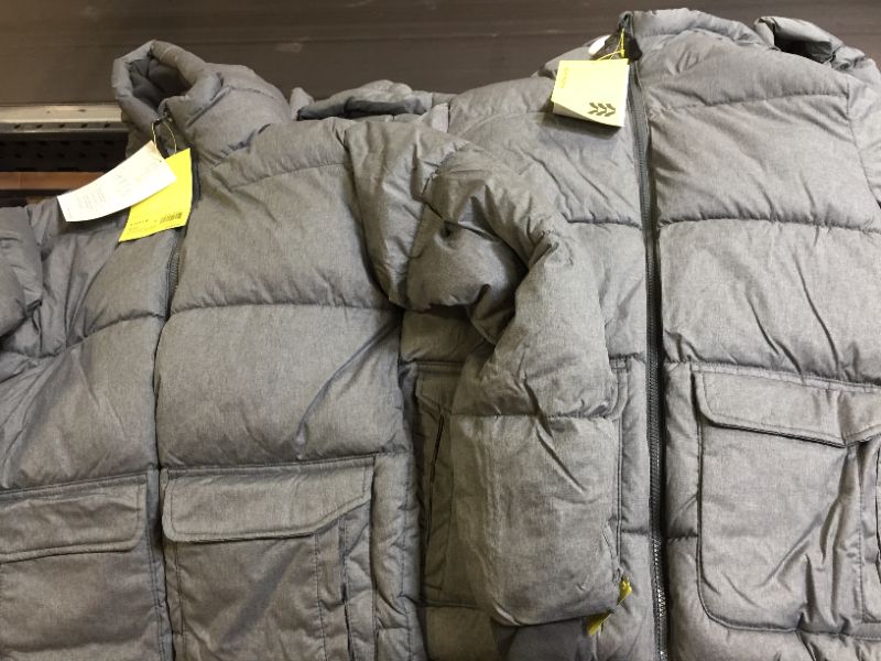 Photo 3 of Boys' Short Puffer Jacket - All in Motion Charcoal Gray L 12/14
