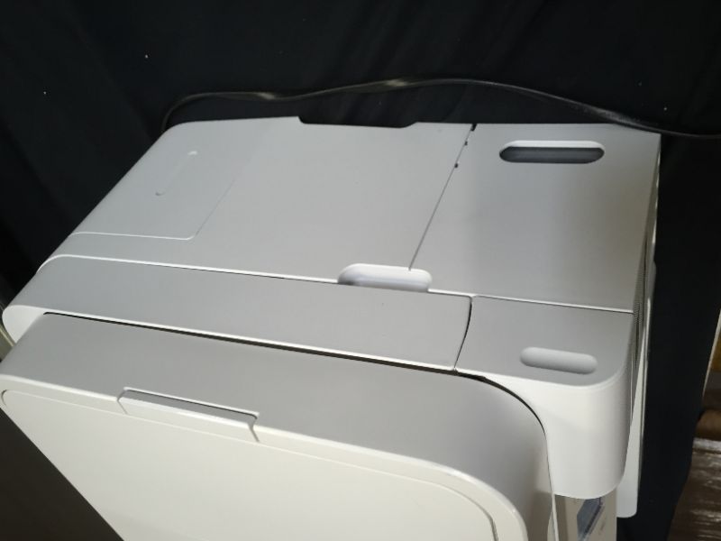 Photo 5 of Epson EcoTank ET-3760 Wireless Color All-in-One Cartridge-Free Supertank Printer with Scanner, Copier and Ethernet, Regular
(MAJOR DAMAGES TO PACKAGING, POSSIBLY MISSING PIECES, INK IN PRINTER, MINOR SCUFF MARKS AND DIRT ON ITEM)