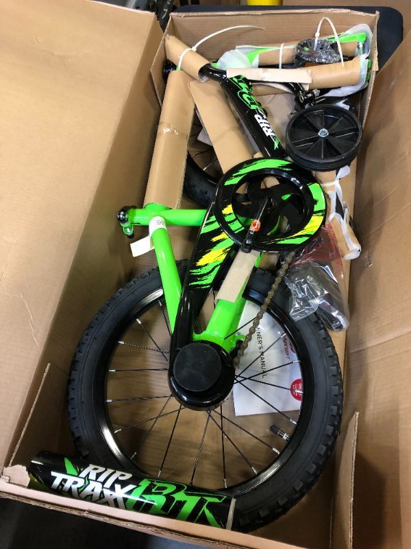 Photo 2 of 16" Boys Bike, Magna Rip Traxx, Green (BRAND NEW FACTORY SEALED SHUT)