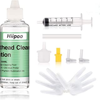Photo 1 of Hiipoo Universal Printhead Cleaning Kit Compatible for HP Canon Brother Inkjet Printers,Work with 8600 8610 ET-2650 WF-2650 WF-2750 WF-7710 WF-7720 ect, High Efficiency Premium Syringe, 100ML
