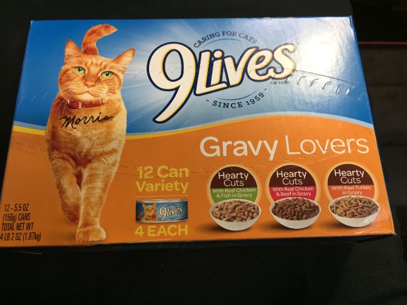 Photo 2 of 9Lives Variety Pack Favorites Wet Cat Food, 5.5 Ounce Cans EXP FEB 2022