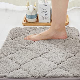 Photo 1 of COSY HOMEER Bathroom Rug Mat, Ultra Soft and Water Absorbent 100% Mirco Polyester Bath Rug, Anti-Slip Bath Carpet,Machine Wash/Dry,for Tub,Shower,and Bath Room ,18×28",