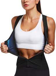 Photo 1 of Baleaf Women's Sauna Slim Vest Waist Trainer Sweat Compression Shirts Zipper Body Shaper Polymer Tank Top
2X/3X