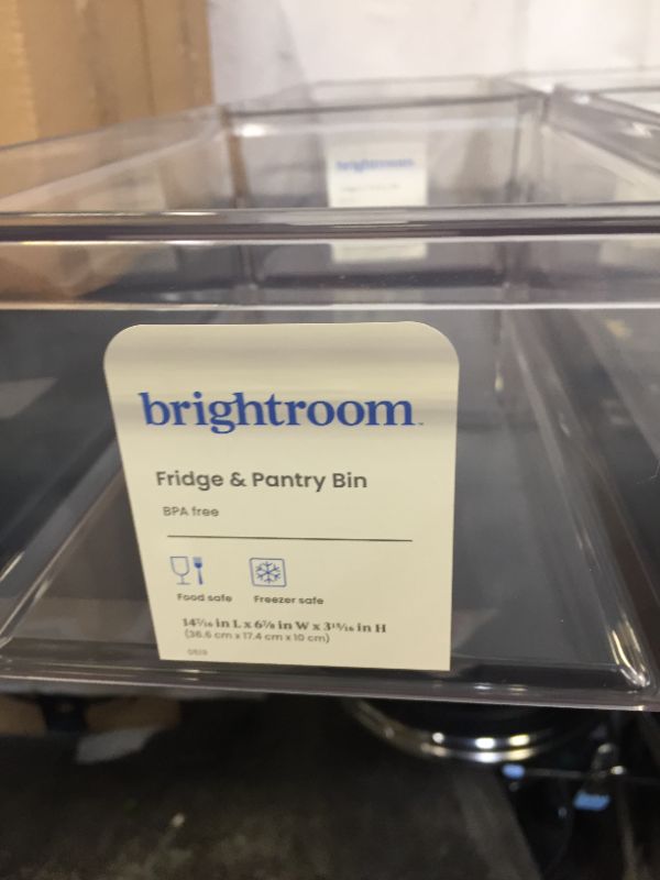 Photo 3 of 7"W X 14.5"D X 4"H Plastic Kitchen Organizer - Brightroom™ 4 pack

