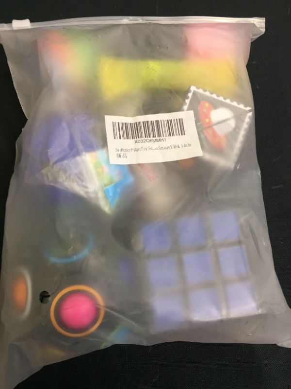 Photo 2 of Fidget Toy Set 10 Pack, Magic Cube Fidget Rings Infinity Cube Fidget Pad Flippy Chain, Handheld Toys for Sensory Kids & Adults
