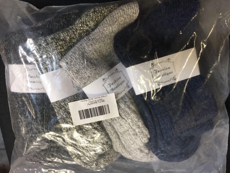 Photo 2 of 5 Pairs Womens Winter Warm Knit Wool Casual Crew Socks
ONE SIZE FITS MOST