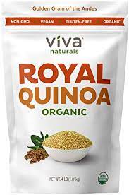 Photo 1 of  VIVA NATURALS ORGANIC QUINOA Royal Bolivian Whole Grain Fibre Protein 4LB EXP JUNE 11 2022