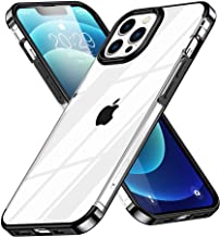 Photo 1 of HONTECH Crystal Clear for iPhone 13 Pro Max Case, [Anti-Yellowing][Stronger Military Drop Protection] Shockproof Soft TPU with Plating Bumper Slim Thin Phone Protective Case 6.7 inch, Black
5 PACK