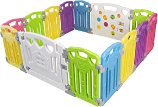 Photo 1 of Baby Playpen Kids Activity Centre Safety Play Yard Home Indoor Outdoor New Pen (Multicolour, Classic Set 14 Panel)
(POSSIBLY MISSING PIECES)