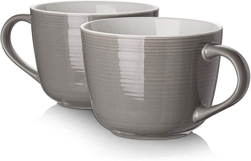 Photo 1 of DOWAN Coffee Mug, Ceramic Soup Mugs with Handles, 17 Oz Wide Large Coffee Mugs Set of 2
12 SETS BRAND NEW