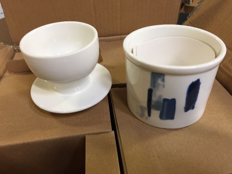 Photo 1 of Blue Rhythm 1 Piece 3.5 Inches Butter Crock
 18 PACKS