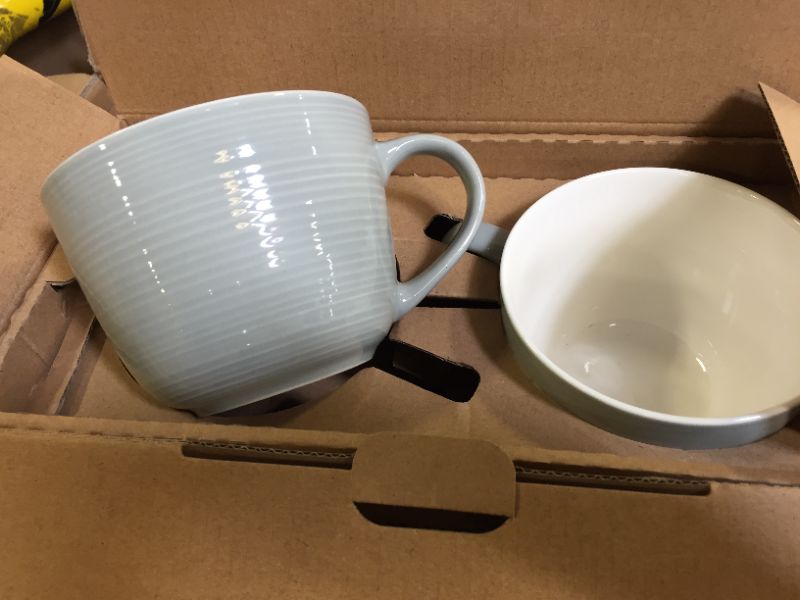 Photo 1 of Ceramic Coffee Soup Tea Mug Cup With Handles Set Of 2 - 17 Oz 
12 SETS