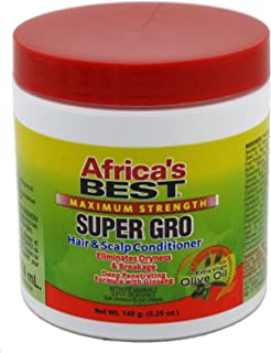 Photo 1 of Africa's Best Maximum Strength Super Gro Hair & Scalp Conditioner, 5.25 oz (Pack of 3)