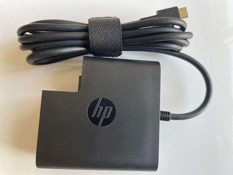 Photo 1 of HP 65W Travel USB C AC Adapter for HP Spectre X2 X360, HP EliteBook x360 1040 G6, TPN-CA06, L30757-002, L32392-001, TPN-AA03, L30757-004, L32392-001,860209-850, 925740-002.