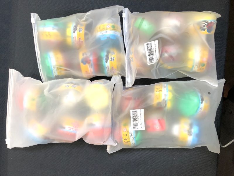 Photo 1 of bundle of kids easter eggs with pull back toy cars 