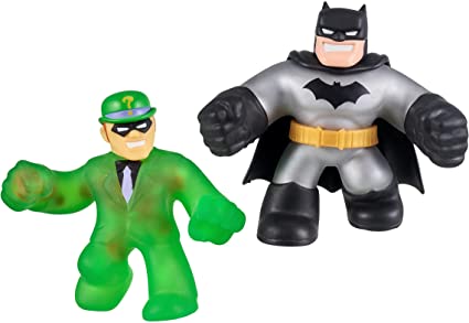 Photo 1 of Heroes of Goo Jit Zu DC Versus Pack - Metallic Batman VS. The Riddler