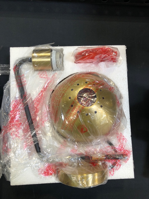 Photo 1 of Dimitri Hardwire Wall Sconce Antique Brass - Globe Electric

