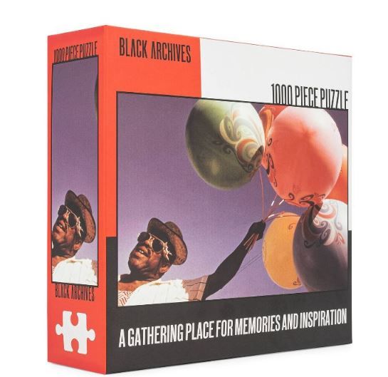 Photo 1 of Big G Creative Black Archives: Man with Balloons Jigsaw Puzzle - 1000pc---SEALED


