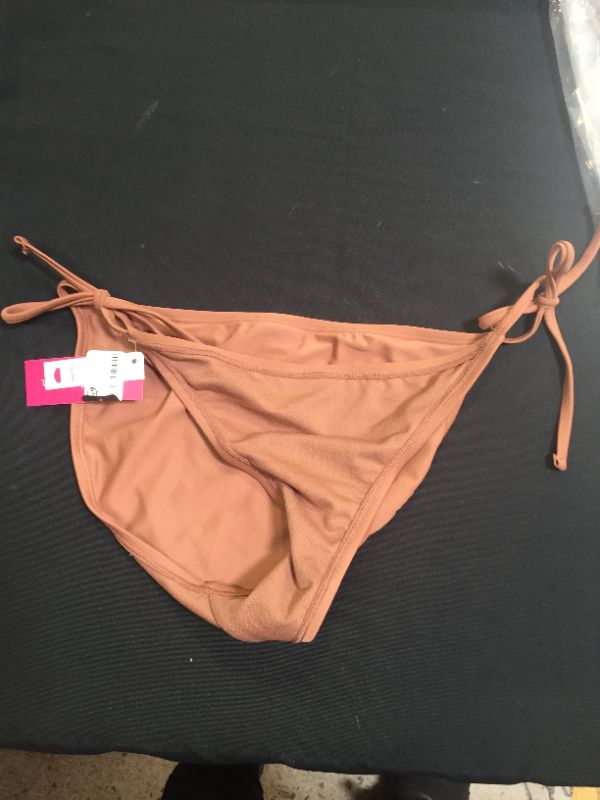 Photo 2 of Juniors' String Bikini Bottom - Xhilaration™ Brown SIZE M

