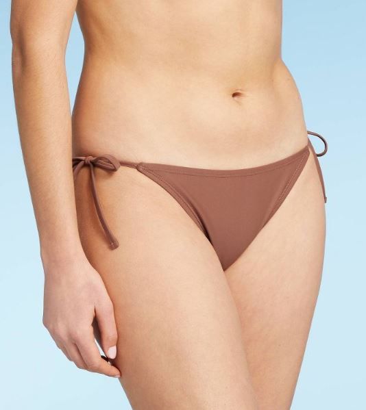 Photo 1 of Juniors' String Bikini Bottom - Xhilaration™ Brown SIZE M

