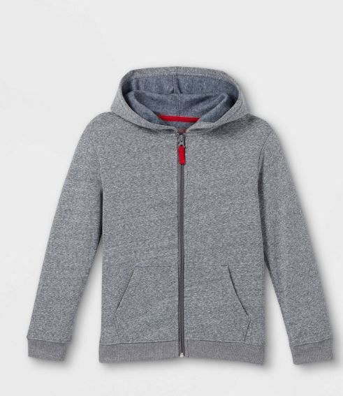 Photo 1 of Boys' Fleece Zip-Up Hoodie - Cat & Jack™- SIZE M 

