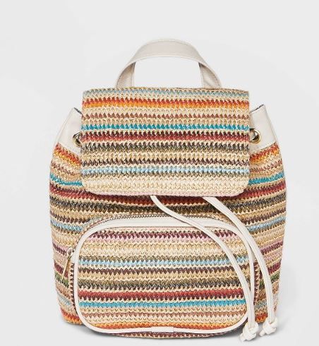 Photo 1 of Mini Flap Backpack - Wild Fable™ Multicolored/Striped







