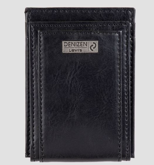 Photo 1 of DENIZEN® from Levi's® Men's Front-Pocket RFID Wallet - Black One Size

