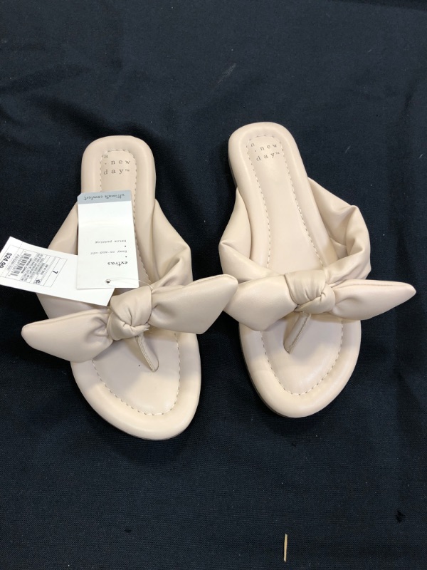 Photo 1 of Women's Adley Bow Flip Flop Sandals - A New Day™
7