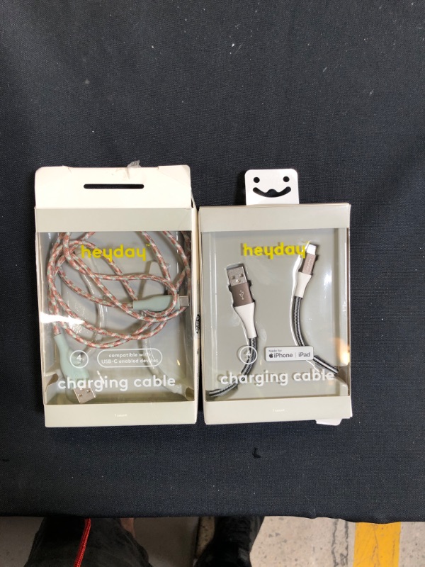 Photo 1 of 2 misc charging cables 4ft 