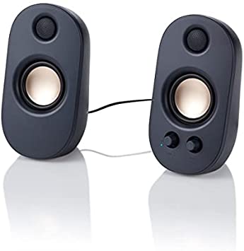 Photo 1 of Onn AC Powered Computer Speakers with Volume - LED Power
