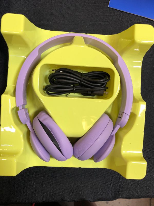 Photo 2 of onn. Bluetooth On-Ear Headphones, Purple

